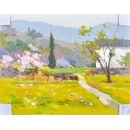 趙虎燮油畫  鄉間風景-3(y14341 畫作系列 - 油畫 - 油畫風景- ) 作品已被收藏